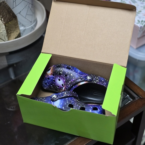 Purple Galaxy Crocs (Size 4) (Junior) - Picture 9 of 9